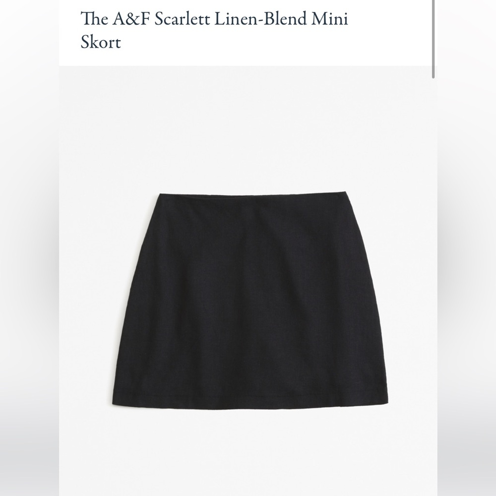 Brand new with tags linen XS Abercrombie mini skirt